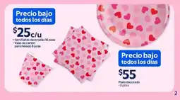 Walmart Servilletas decoradas 16 pzas oferta