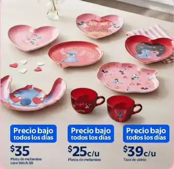 Platos de melamina San Valentín