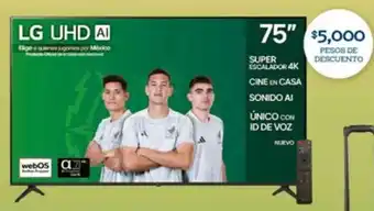 LG UHD AI Smart TV 75"