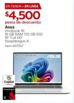 Costco ASUS Vivobook 16 oferta