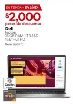 Costco Dell laptop 15.6" oferta