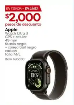 Costco Apple watch ultra 3 oferta