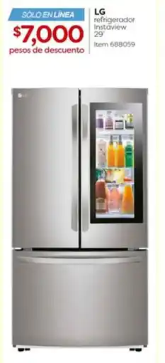 Costco LG refrigerador instaview oferta