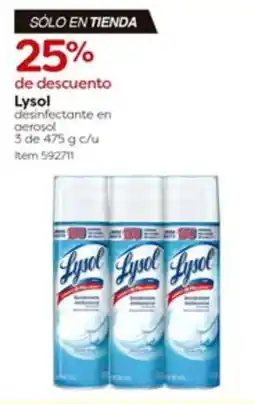 Costco Lysol desinfectante aerosol oferta