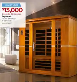 Costco Dynamic sauna infrarrojo oferta