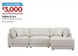 Costco Aiden & Ivy sofá modular de tela oferta