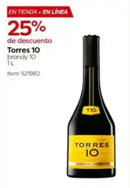 Costco Torres 10 brandy oferta