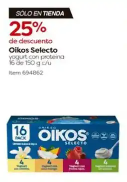 Costco Oikos Selecto yogurt con proteina oferta