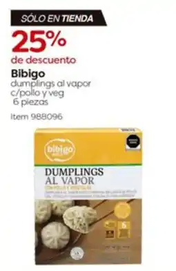 Costco Bibigo dumplings al vapor c/pollo y veg oferta
