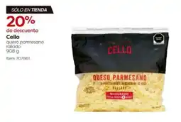 Costco Cello queso parmesano rallado oferta