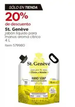 Costco St. Genève jabón líquido para manos aroma citrico oferta