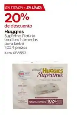 Costco Huggies Supremo Platino toallitas humedas para bebe oferta