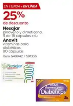 Costco Anavit vitaminas para diabéticos oferta