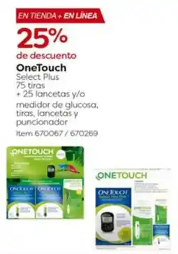 Costco OneTouch Select Plus oferta