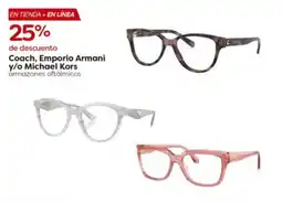 Costco Coach, Emporio Armani y/o Michael Kors armazones oftálmicos oferta