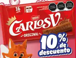 Zorro Carlos V chocolate oferta