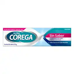 Farmacias YZA Corega Crema Adhesiva Sin Sabor 40 g oferta