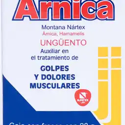 Farmacias YZA Arnica Nartex Montana Pomada 28G oferta