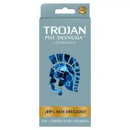 Farmacias YZA TROJAN PIEL DESNUDA 15 PIEZAS oferta