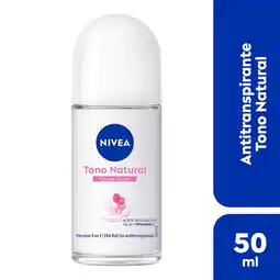 Farmacias YZA NIVEA DESODORANTE ACLARADO NATURAL 50ML oferta