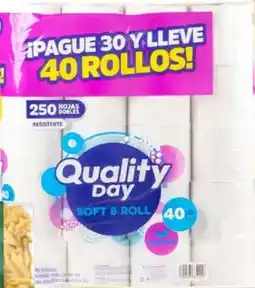 Soriana Híper Quality Day papel higiénico oferta