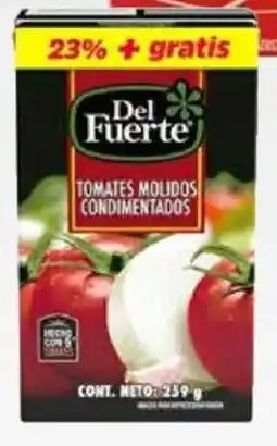 Soriana Híper Del Fuerte puré de tomate condimentado oferta
