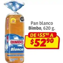 Soriana Híper Bimbo pan blanco oferta
