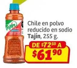 Soriana Híper Tajín chile en polvo reducido en sodio oferta