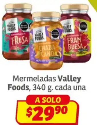 Soriana Híper Valley foods mermeladas oferta
