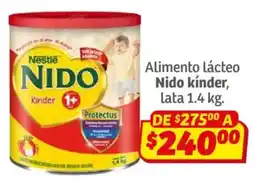 Soriana Híper Nido kínder alimento lácteo lata oferta