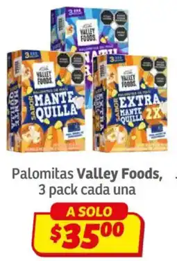 Soriana Híper Valley foods palomitas oferta