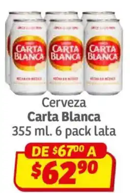 Soriana Híper Carta blanca cerveza lata oferta
