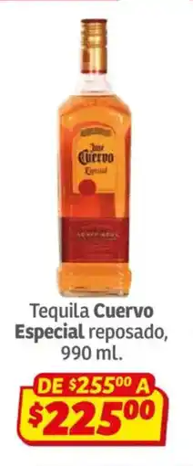 Soriana Híper Cuervo especial tequila reposado oferta