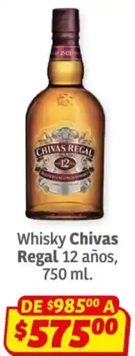 Soriana Híper Chivas regal whisky oferta