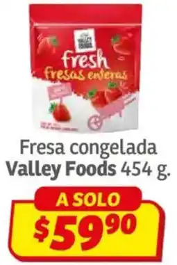 Soriana Híper Valley foods fresa congelada oferta