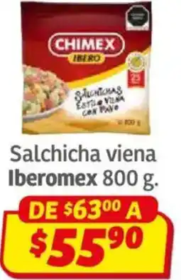 Soriana Híper Iberomex salchicha viena oferta