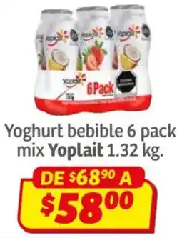 Soriana Híper Yoplait yoghurt bebible oferta