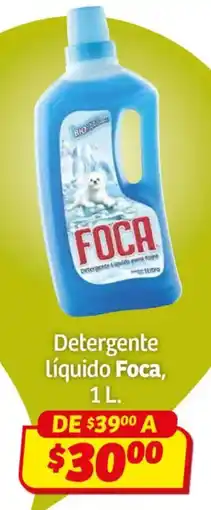 Soriana Híper Foca detergente líquido oferta