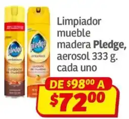 Soriana Híper Pledge limpiador mueble lede pledge madera aerosol oferta