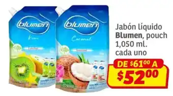 Blumen jabón líquido pouch