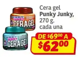 Soriana Híper Punky Junky Cera gel oferta