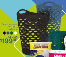 Soriana Híper Cesto redondo flex oferta