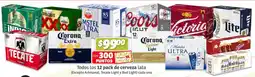Soriana Híper Todos los de cerveza lata oferta