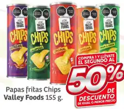 Soriana Híper Valley foods papas fritas chips oferta