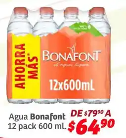 Soriana Híper Bonafont agua oferta