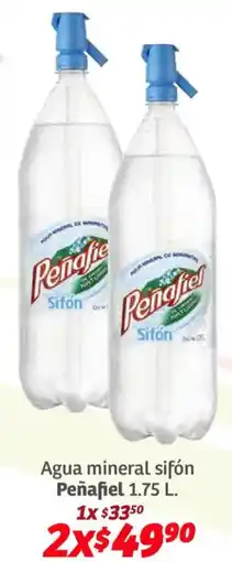 Soriana Híper Peñafiel agua mineral sifón oferta