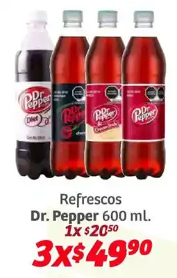 Soriana Híper Dr. pepper refrescos oferta