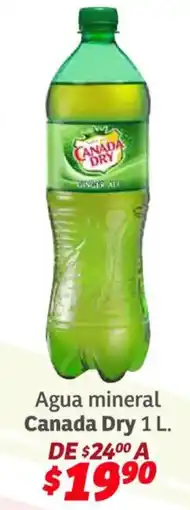 Soriana Híper Canada dry agua mineral oferta