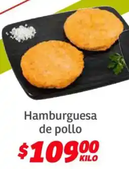 Soriana Híper Hamburguesa de pollo oferta