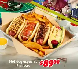 Soriana Híper Hot dog especial oferta
